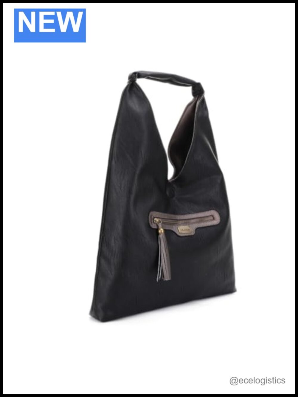 Reversible Vegan Leather Hobo Bag Large Slouchy Purse Lot